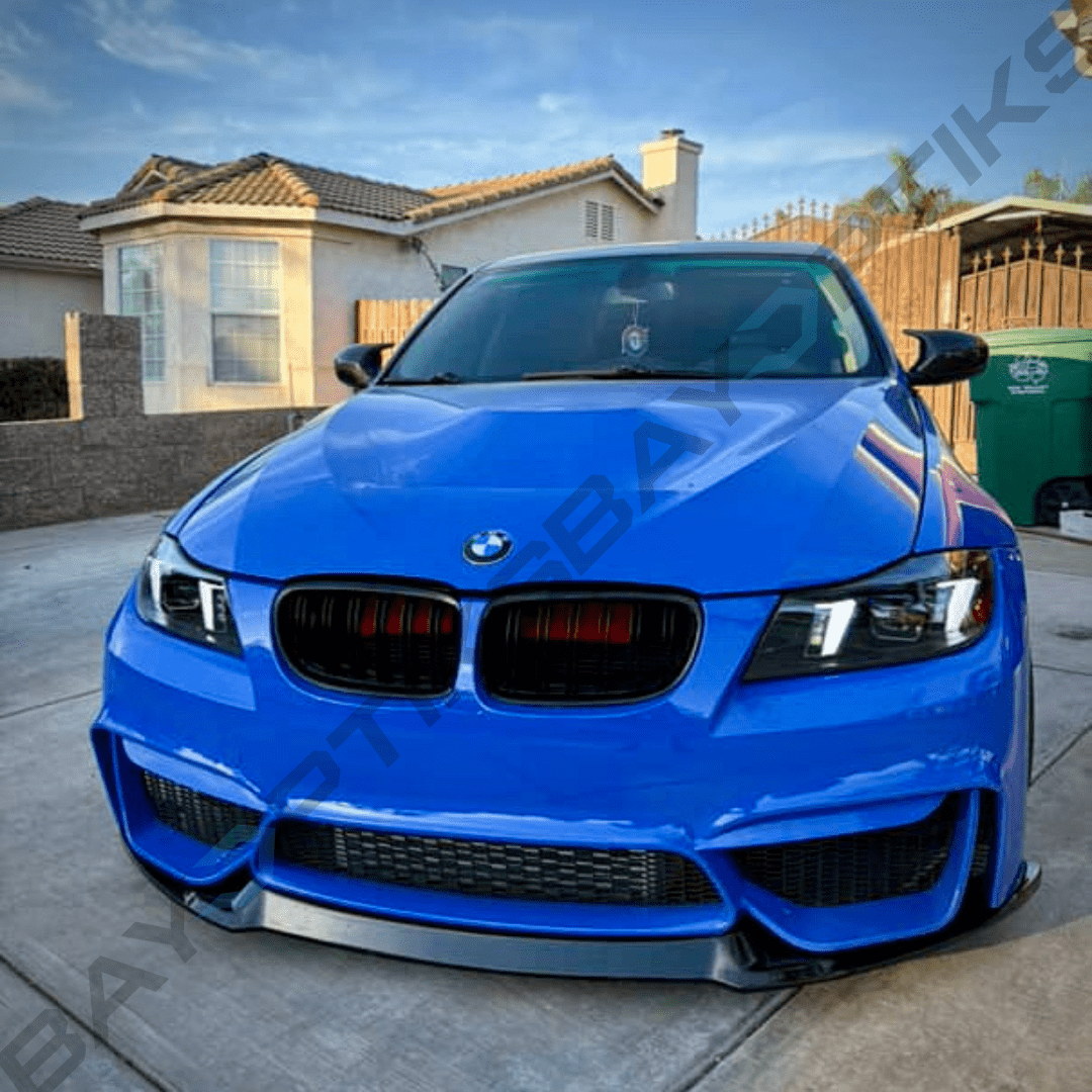 E90 3 Series Sedan Snake Eyes Style LED Headlights CSL Yellow/White 2005-2012