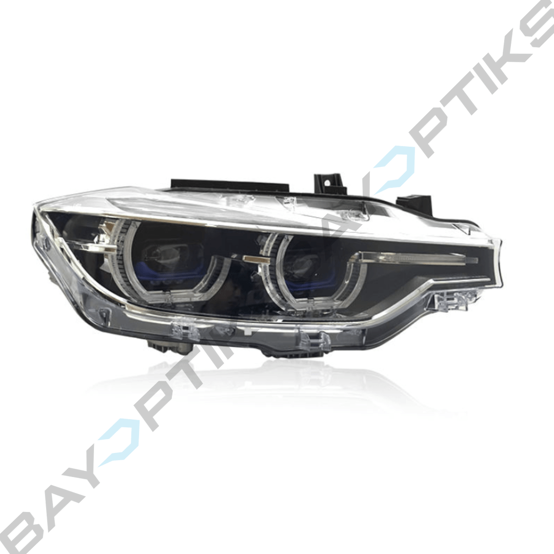 BMW F30 3 Series LCI Style Dual Projector CSL Yellow/White Headlights 2012 - 2019