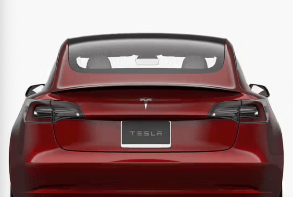 Tesla Model 3 A style Dry Carbon Spoiler