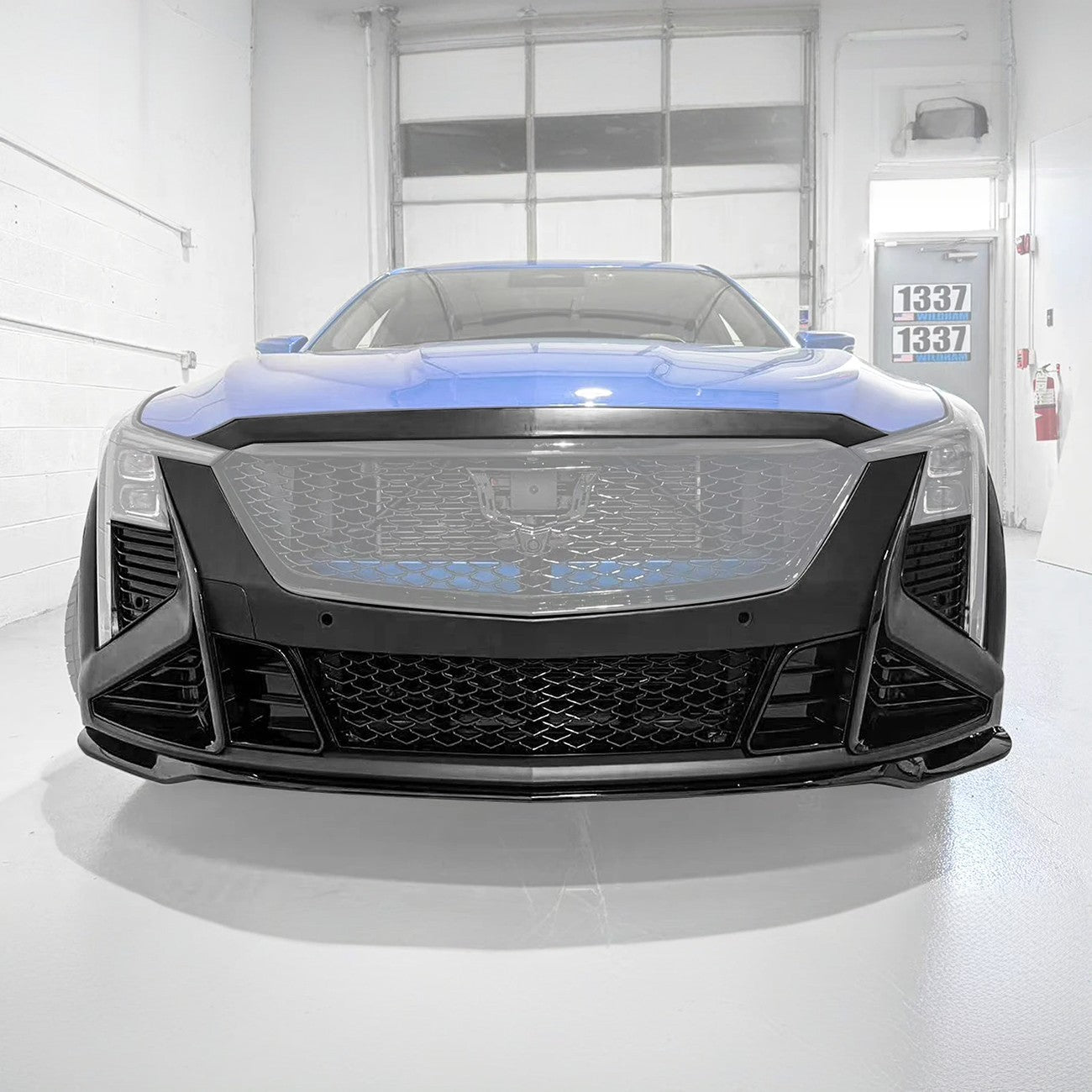 Cadillac CT5 CT5-V Blackwing Style Primed Black Front Bumper Conversion Kit 2025-Up