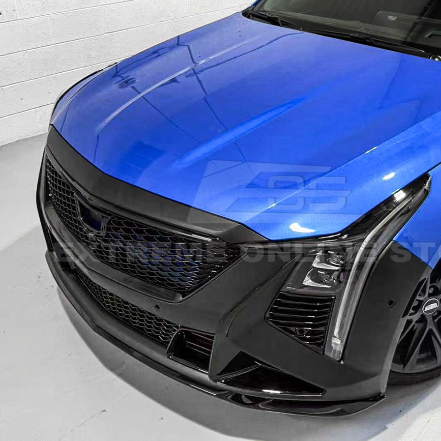 Cadillac CT5 Blackwing Style Gloss Black Front Bumper Grille Cover 2025-Up