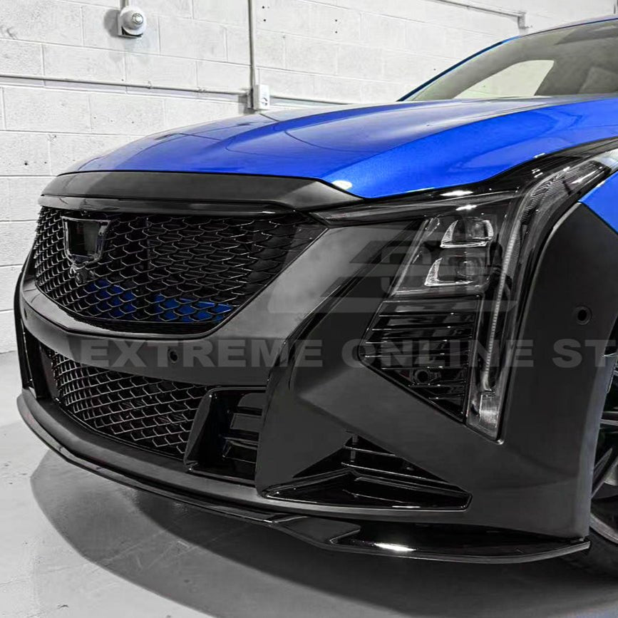 Cadillac CT5 CT5-V Blackwing Style Primed Black Front Bumper Conversion Kit 2025-Up