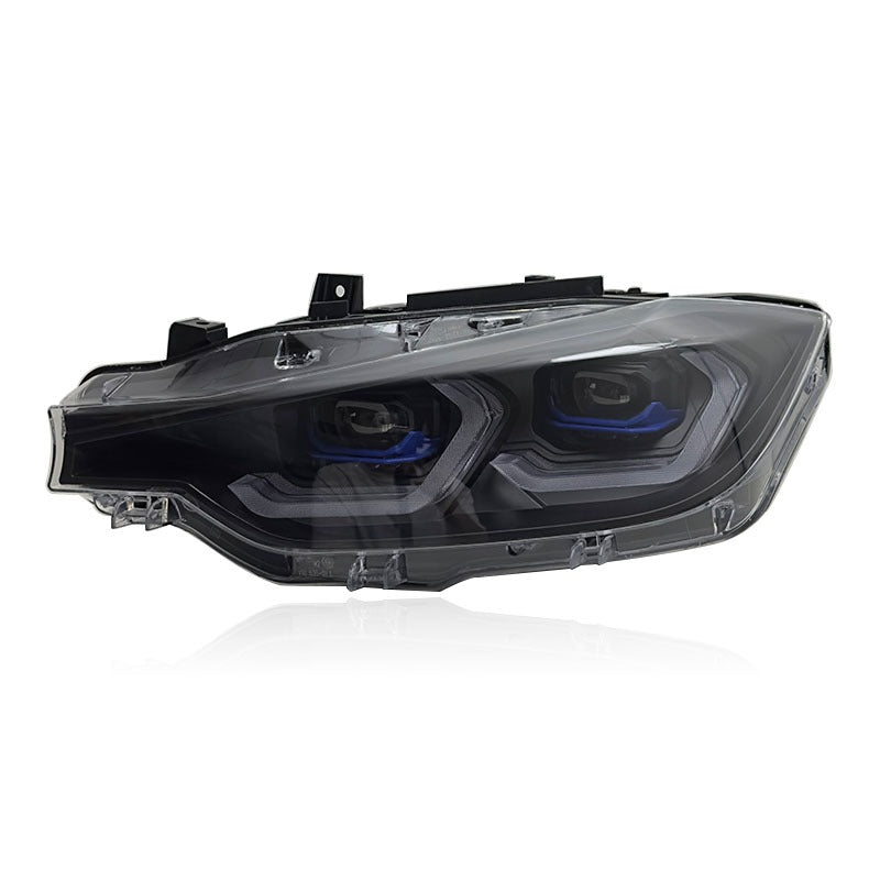BMW F30 3 Series Laser Style LED Headlights CSL Yellow/White (2012 - 2019)