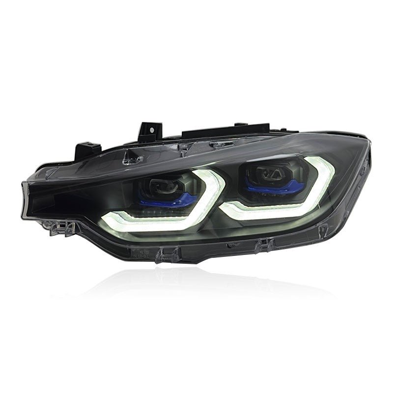 BMW F30 3 Series Laser Style LED Headlights CSL Yellow/White (2012 - 2019)