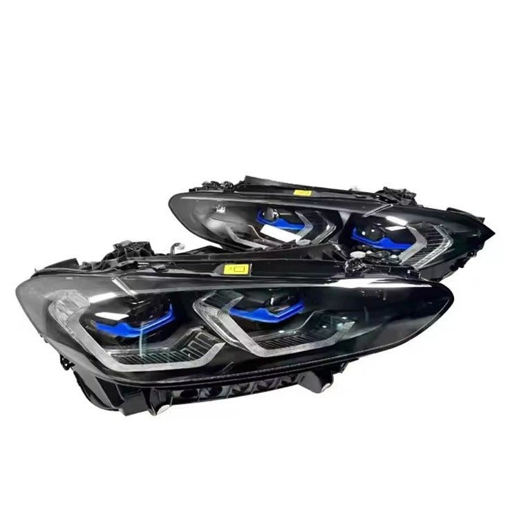 BMW G8X G80 M3 G82 M4 G22 4 Series CSL Yellow/White Complete Laser Style Headlights (2021 - Present)