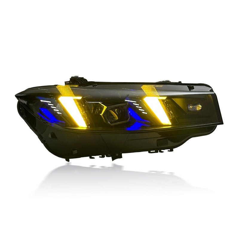 BMW G20 Complete Snake Eyes Style CSL Yellow/White LED Headlights 2023 - 2025