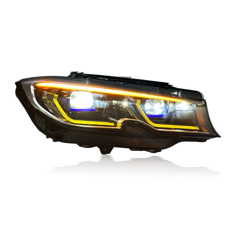 BMW G20 3 Series OEM Laser Style LED Headlights White/Yellow 2019 - 2022