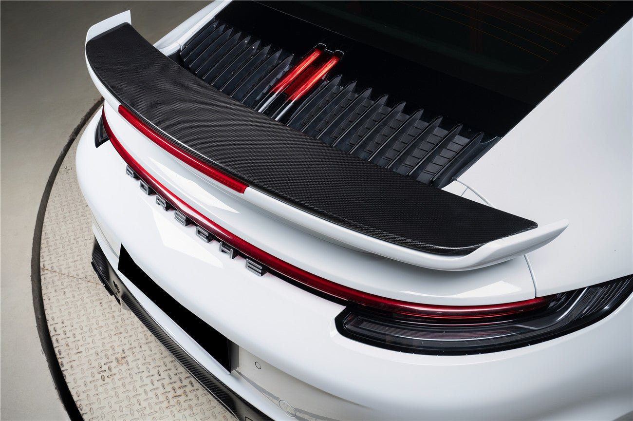 Porsche 911 992.1 Turbo SD Style Carbon Fiber Trunk Spoiler Wing 2020-2024