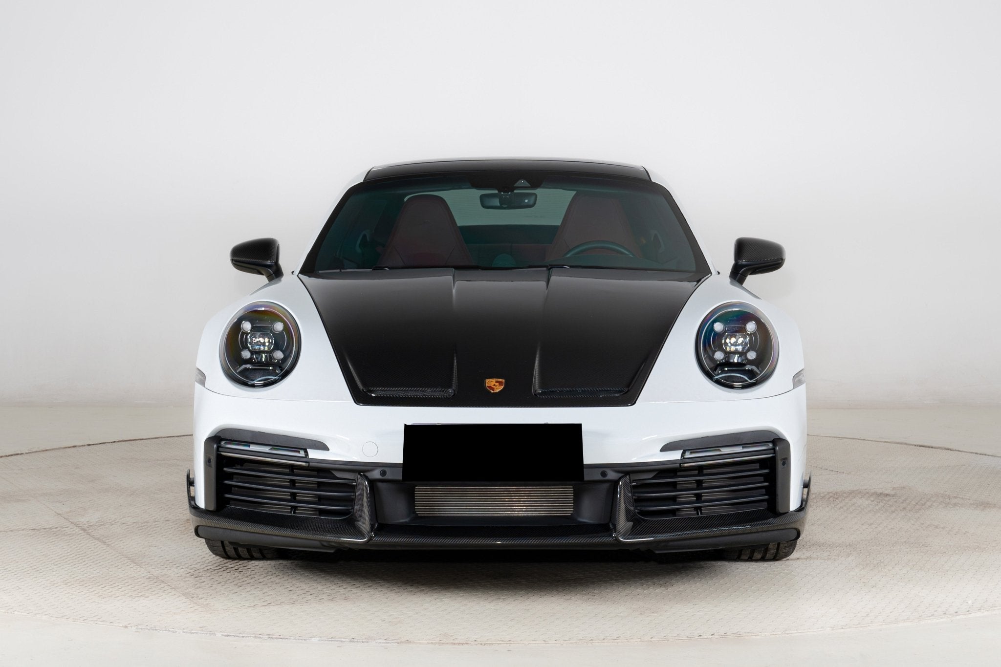 Porsche 911 992.1 Turbo SD Style Carbon Fiber Front Lip Splitter 2020-2024