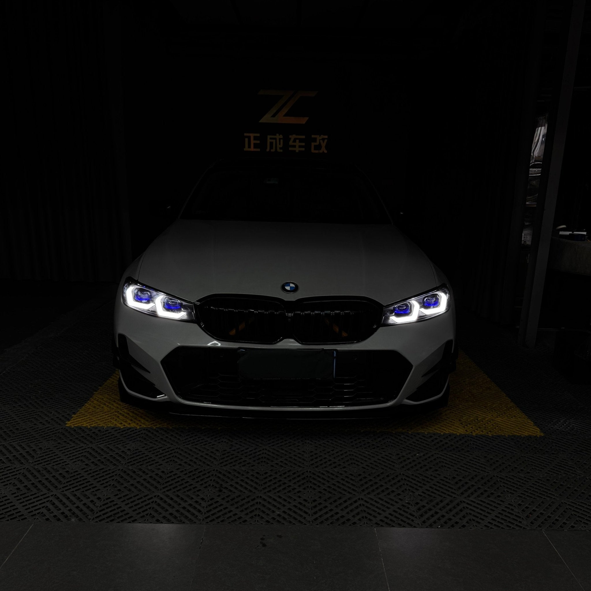 BMW LCI G20 Laser Style LED Headlights CSL Yellow/White 2023 - 2025