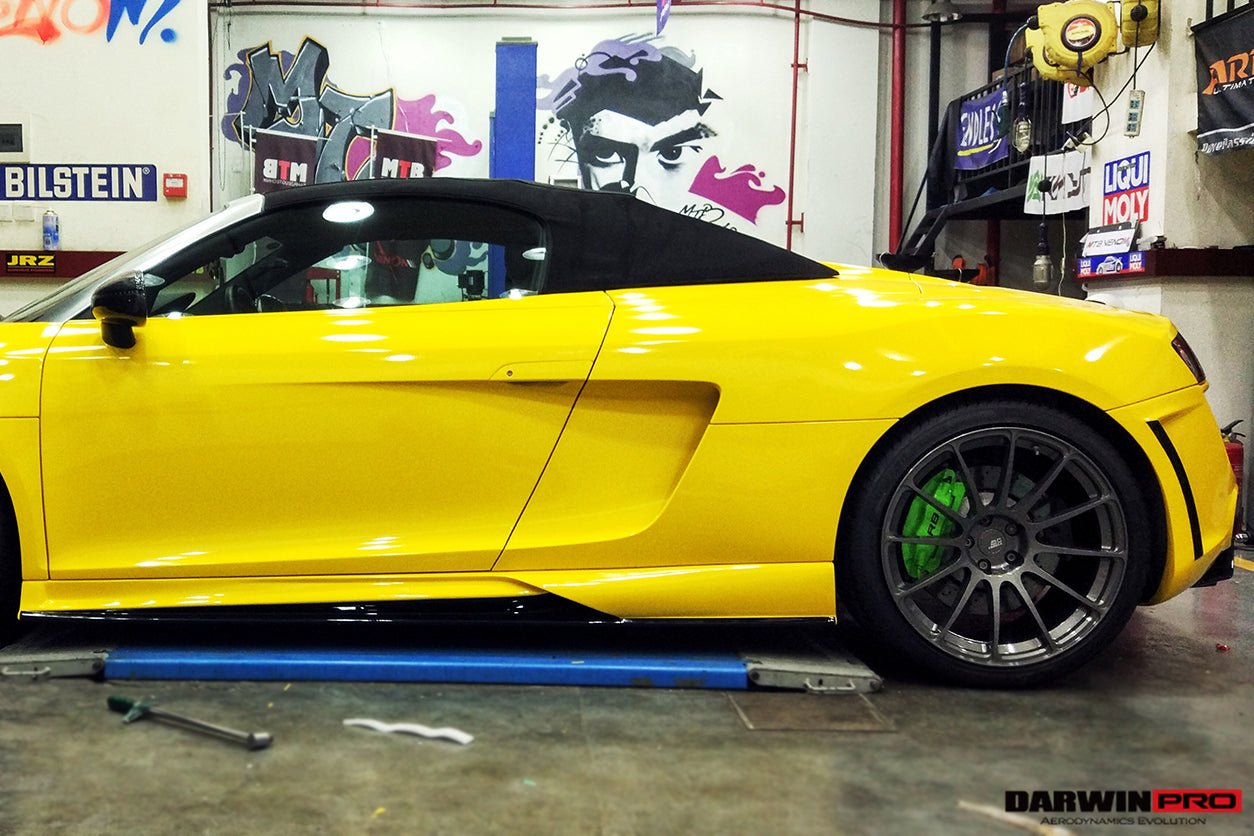 2006 - 2015 Audi R8 Coupe & Spyder DPGT Style Side Skirts