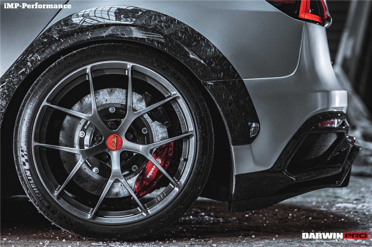 2021 - 2025 Tesla Model 3 IMP Performance Partial Carbon Fiber Rear Bumper