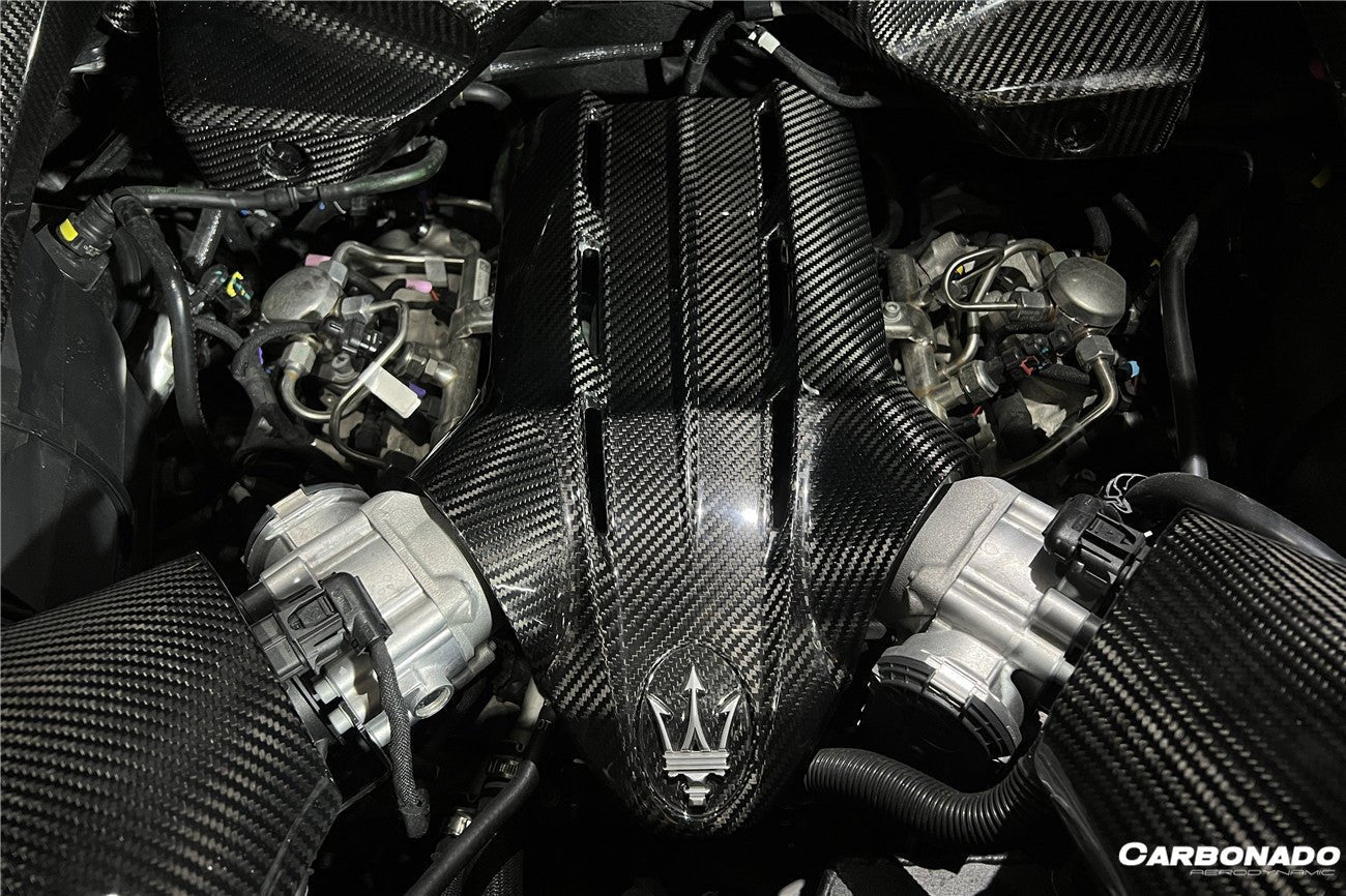 2020 - 2025 Maserati MC20 Dry Carbon Fiber Engine Bay Room Interior
