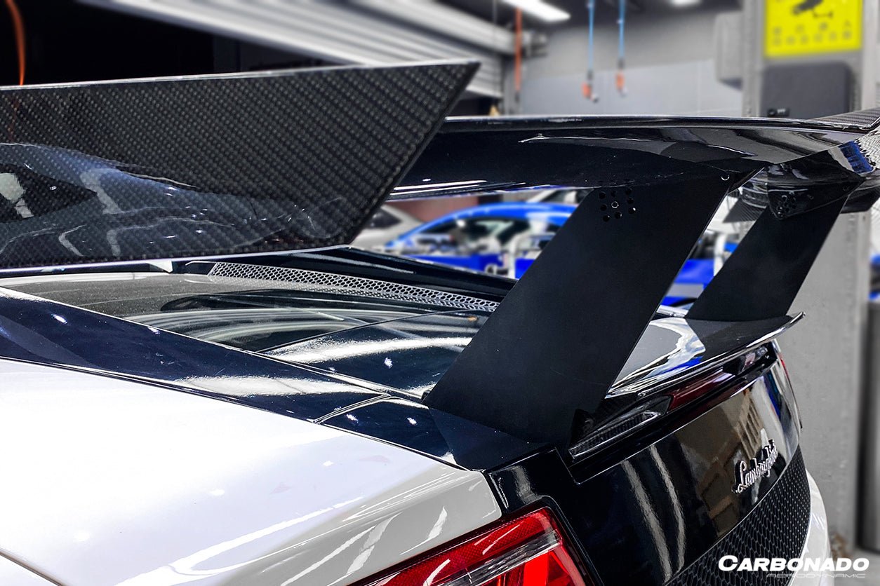 2004 - 2014 Lamborghini Gallardo STO Style Carbon Fiber Trunk Spoiler Wing