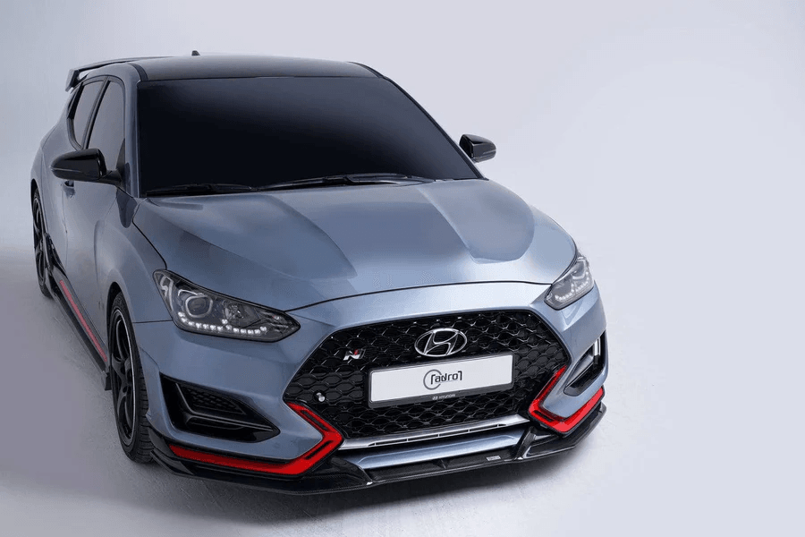 Adro Hyundai Veloster N Carbon Fiber Front Lip V3 (Type B)