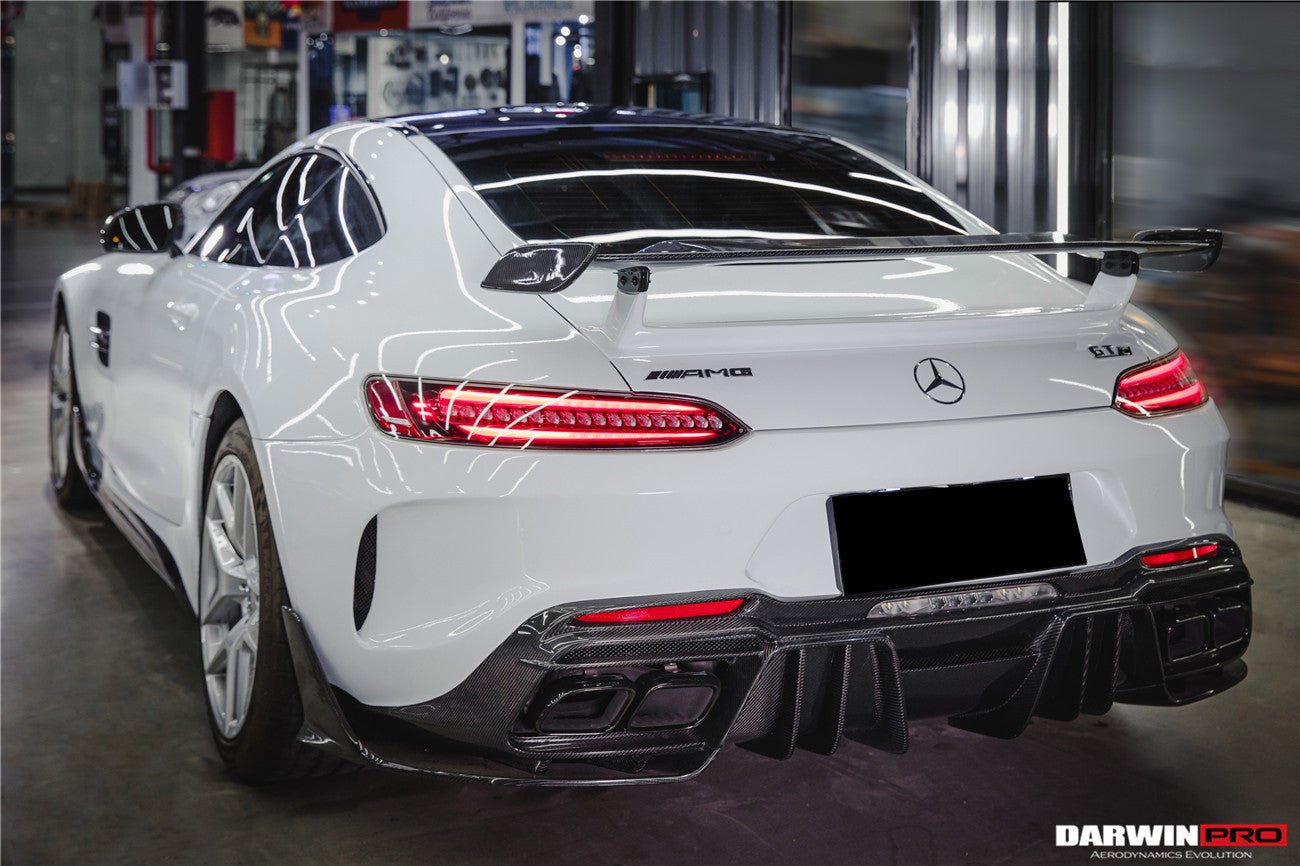 2017 - 2021 Mercedes Benz AMG GTC IMPII Part Carbon Fiber Rear Bumper With Exhasust tips