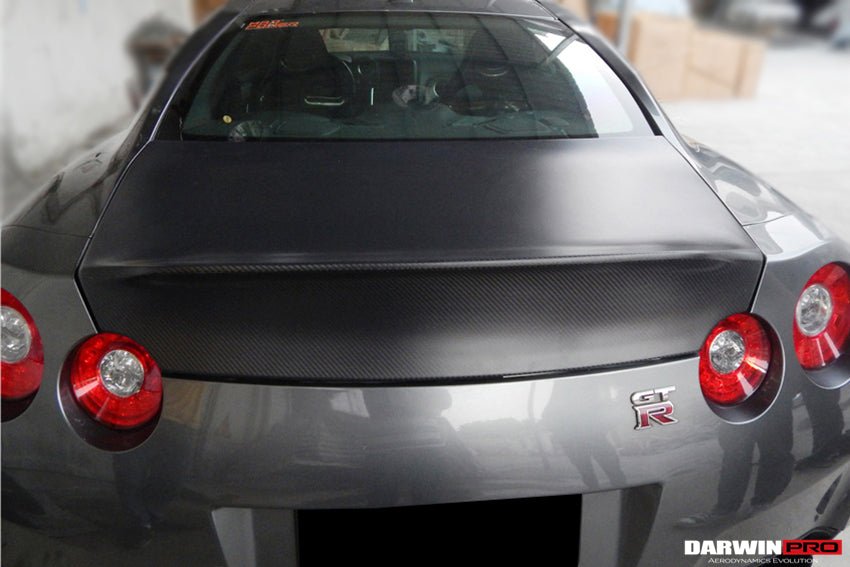 2008 - 2022 Nissan GTR R35 CBA/DBA/EBA AMS Style Carbon Fiber Trunk