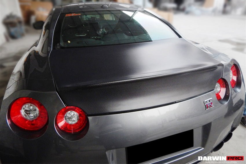 2008 - 2022 Nissan GTR R35 CBA/DBA/EBA AMS Style Carbon Fiber Trunk
