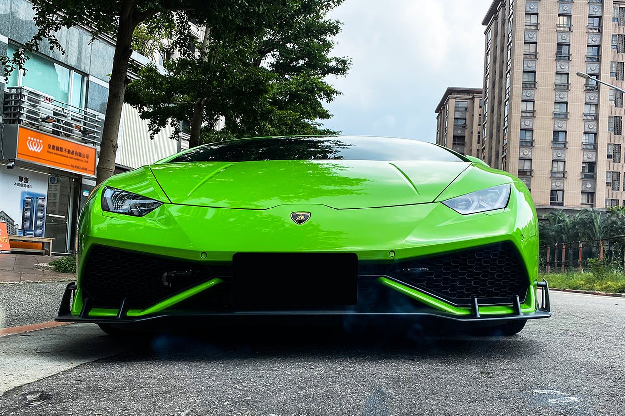 2015 - 2020 Lamborghini Huracan LP610 AO Style Carbon Fiber Front Lip
