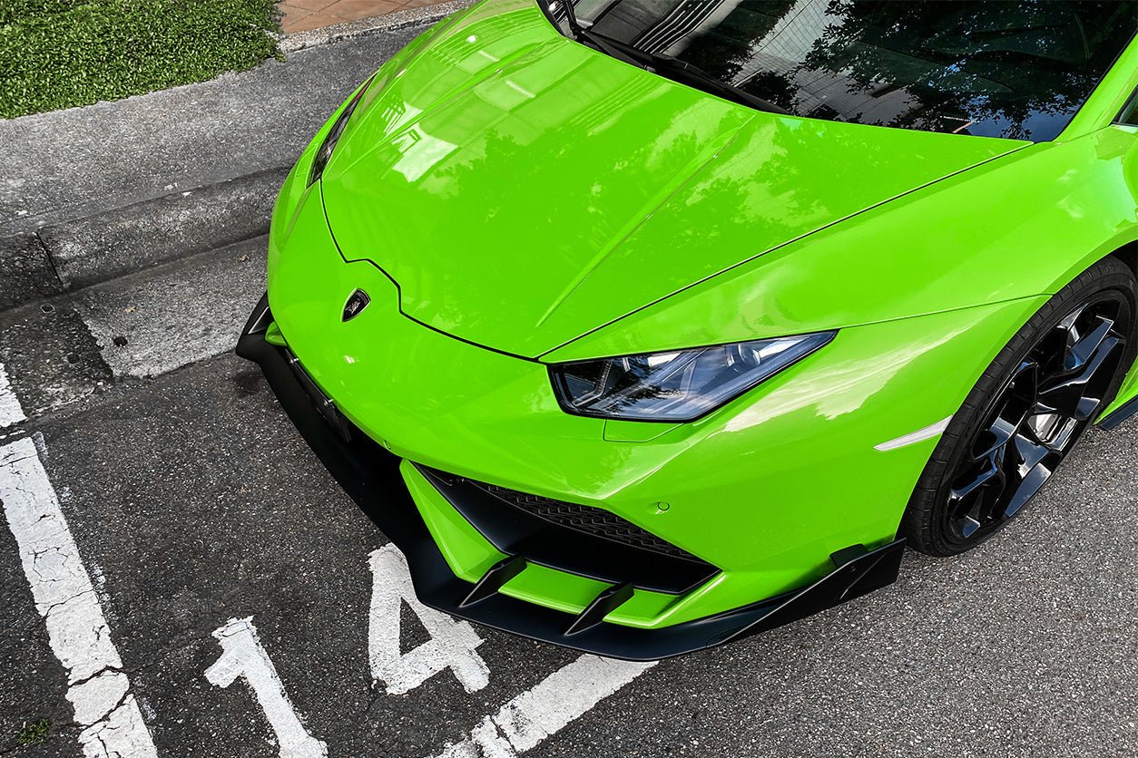 2015 - 2020 Lamborghini Huracan LP610 AO Style Carbon Fiber Front Lip