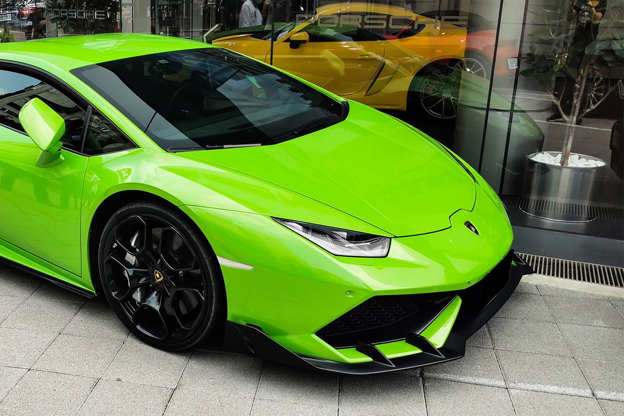 2015 - 2020 Lamborghini Huracan LP610 AO Style Carbon Fiber Front Lip