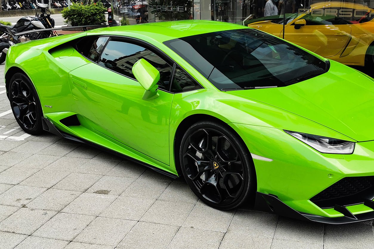2015 - 2019 Lamborghini Huracan LP610&LP580 AO Style Carbon Fiber Side Skirts Under Board