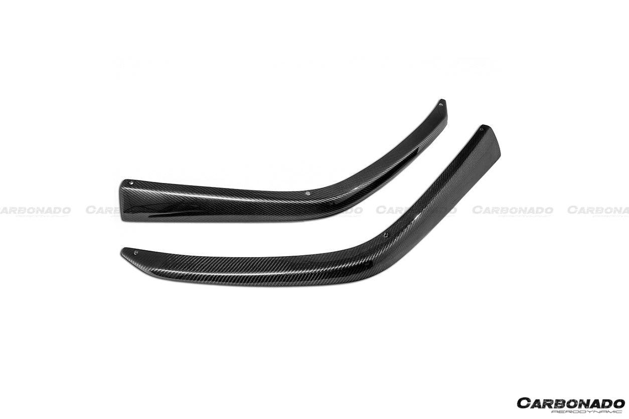 2010 - 2015 Ferrari 458 Coupe/Spyder AP Style Carbon Fiber Front Lip
