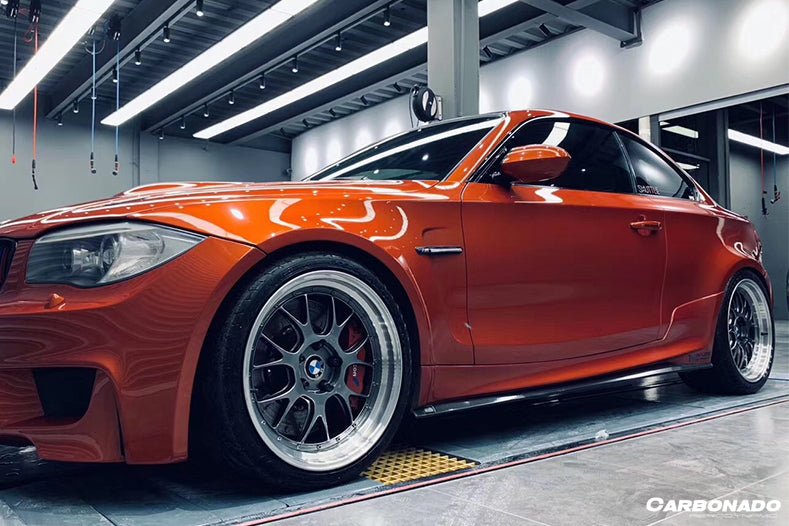 2008-2013 BMW 1M Only RZ Style Carbon FIber Side Skirts