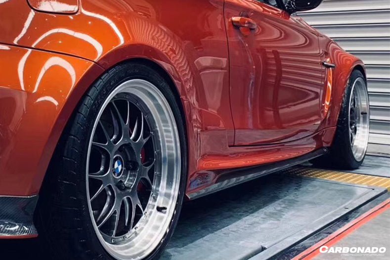 2008-2013 BMW 1M Only RZ Style Carbon FIber Side Skirts