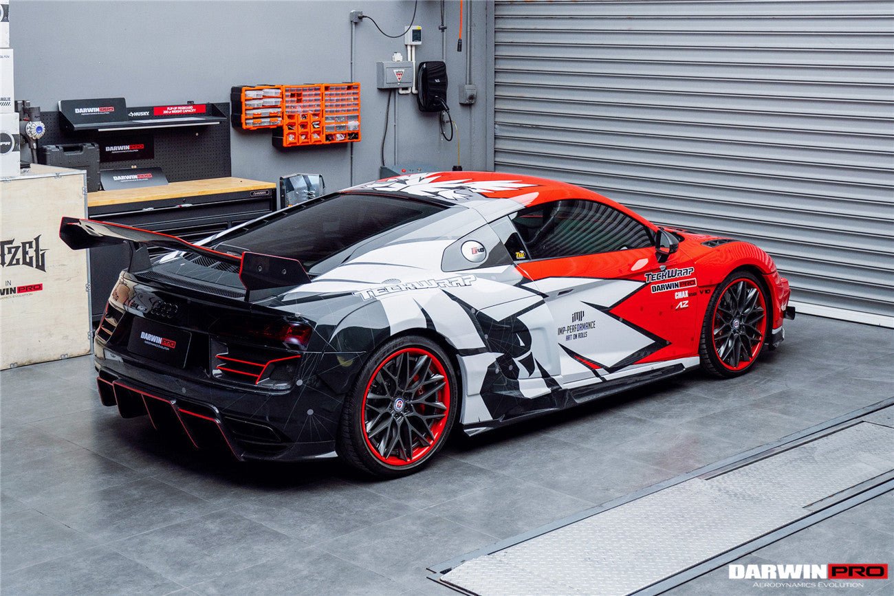 2016 - 2019 Audi R8 GEN2 V10 PLUS Coupe ONLY IMPII Carbon Fiber Trunk Wing with Base
