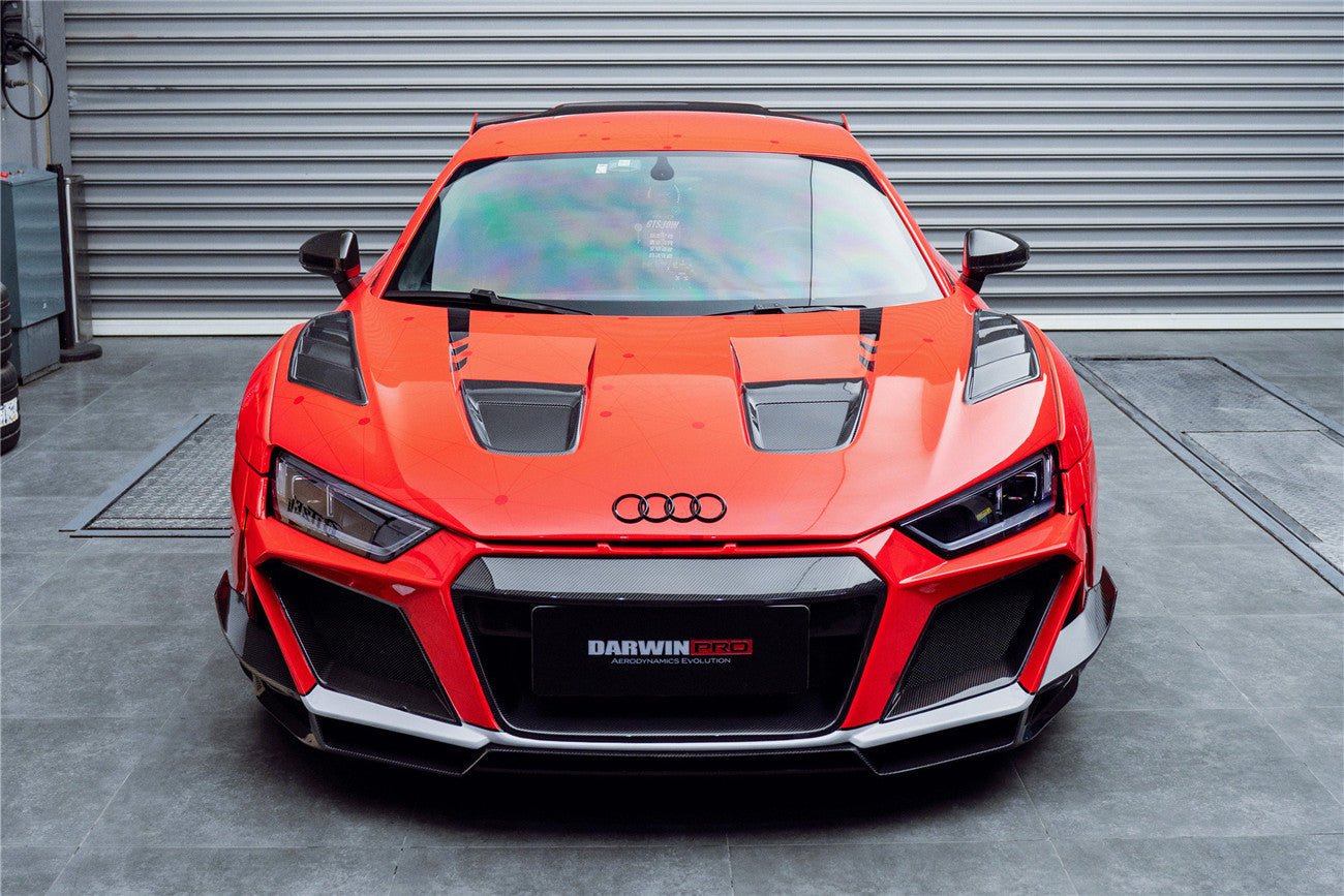 2016 - 2018 Audi R8 Coupe & Spyder IMPII Part Carbon Fiber Front Bumper