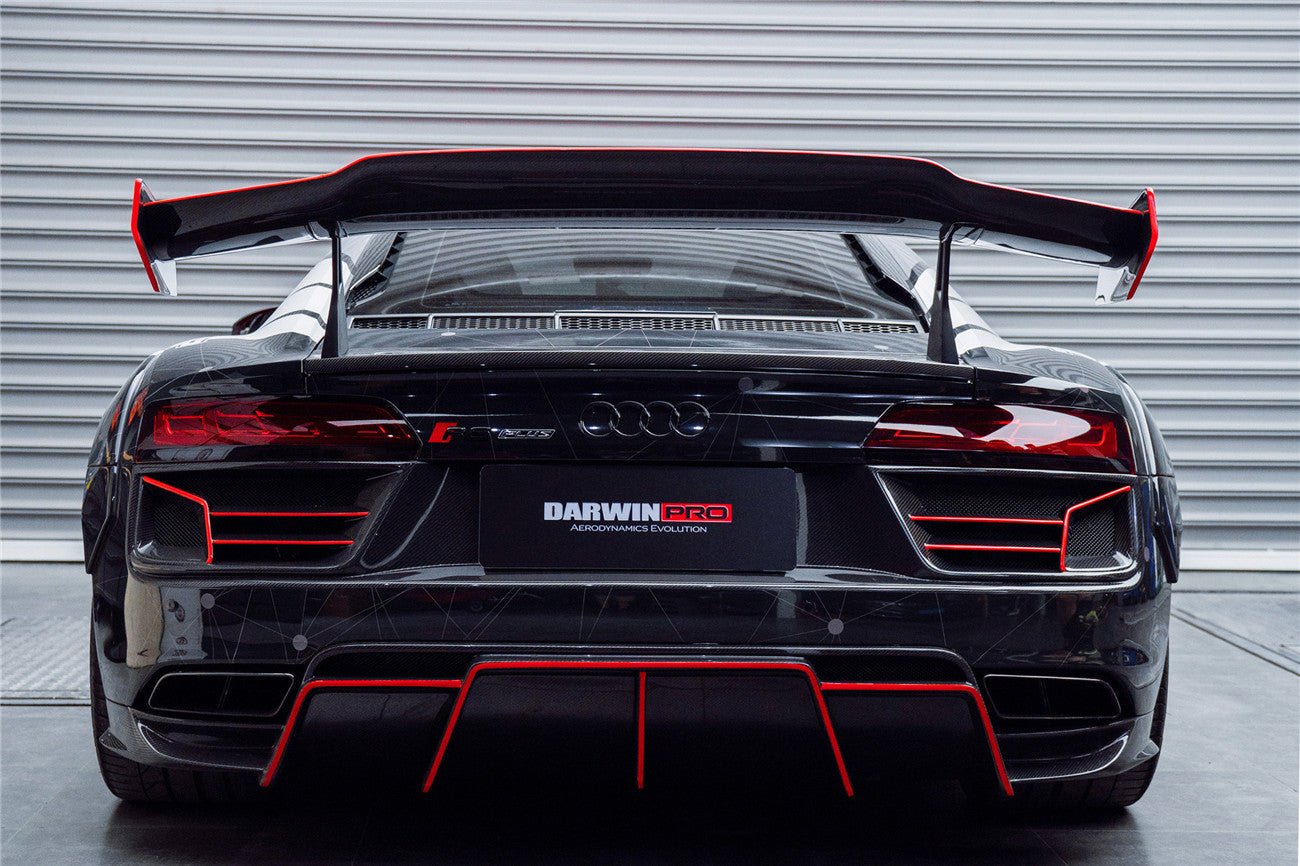 Audi R8 Gen 2 Coupe / Spyder IMPII Partial Carbon Fiber Rear Bumper 2016-2018
