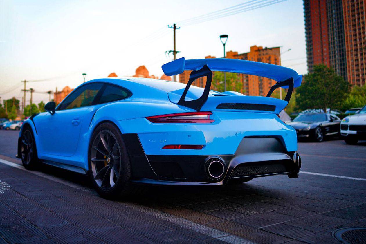 2013-2019 Porsche 911 991 Turbo/S GT2RS Style Rear Bumper - Carbonado