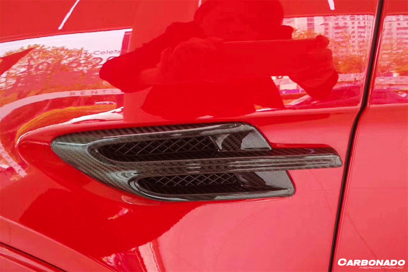 2016 - 2019 Bentley Bentayga OD Style Carbon Fiber Fender Vents