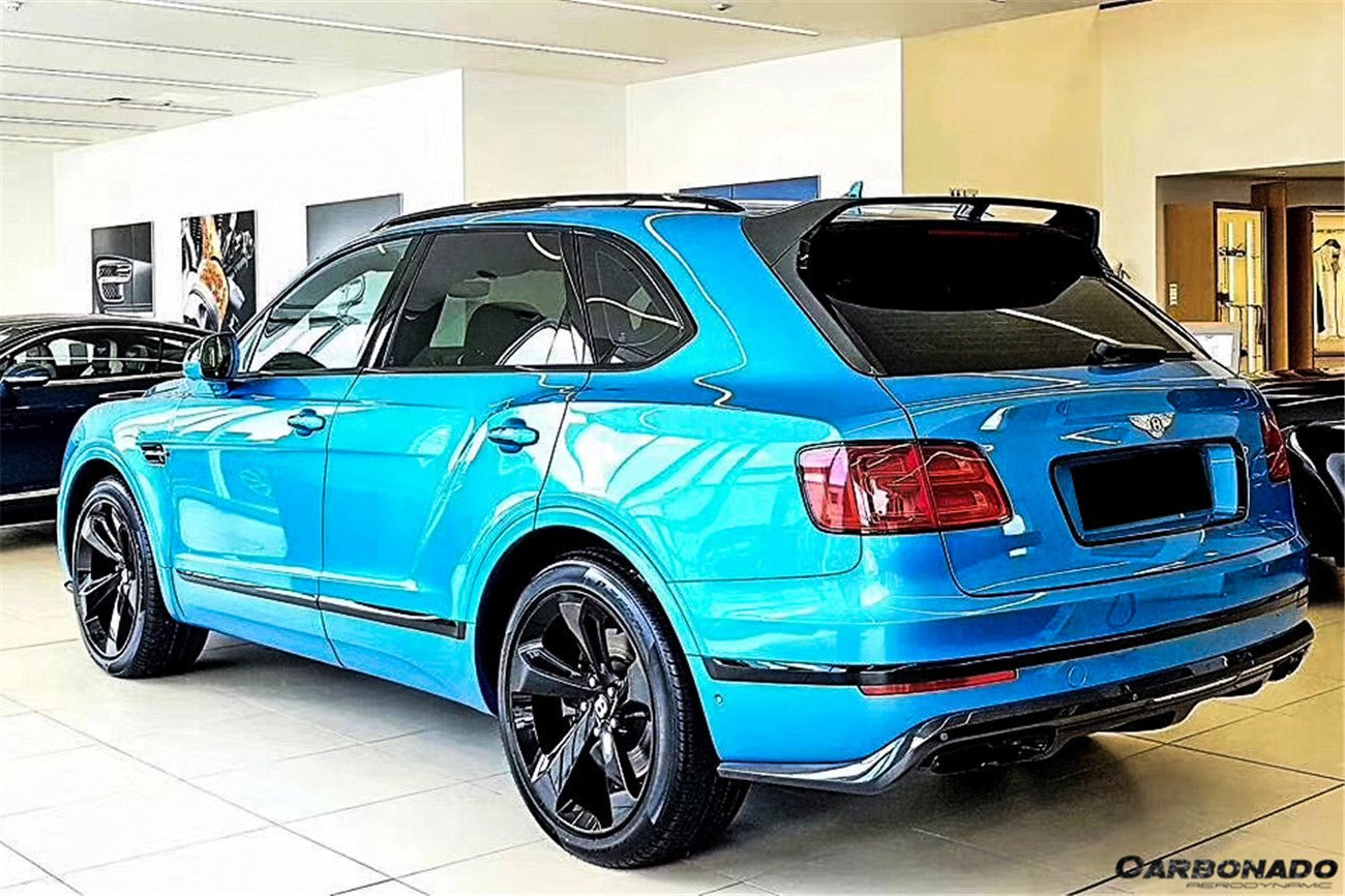 2016 - 2019 Bentley Bentayga OD Style Carbon Fiber Roof Spoiler