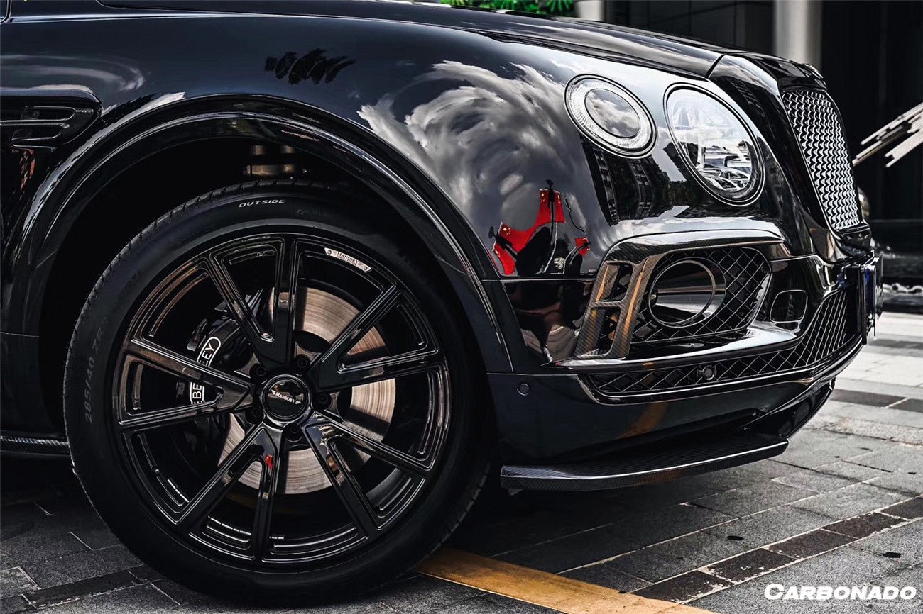 2016 - 2019 Bentley Bentayga OD Style Carbon Fiber Fog Light Cover