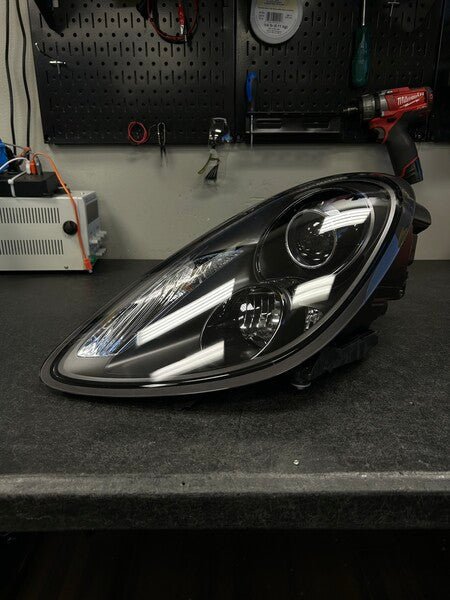Porsche 981 Headlight Lens Replacement Service (2012-2016)