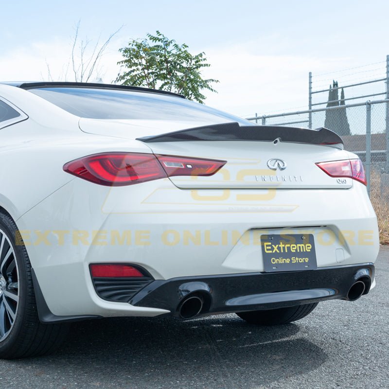 Infiniti Q60 High Kick Carbon Fiber Rear Spoiler 2017-Up