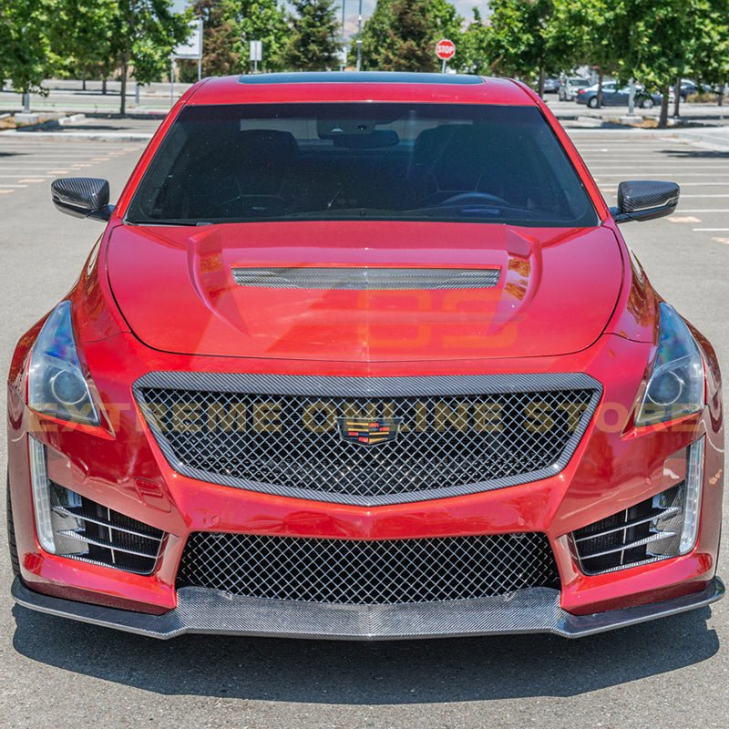 Cadillac CTS-V V3 Dry Carbon Fiber Front Grille Insert Set 2016-2019