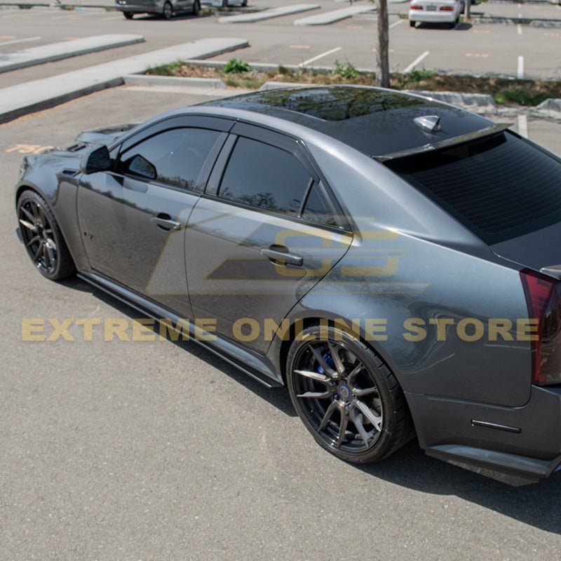 Cadillac CTS-V Sedan Wagon EOS Style Black Side Skirts 2009-2015