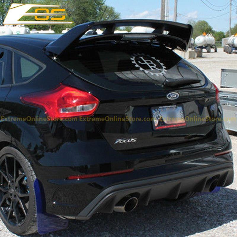 13-Up Ford Focus ST | 16-Up Focus RS Rear Spoiler Riser Extension Kit - ExtremeOnlineStore