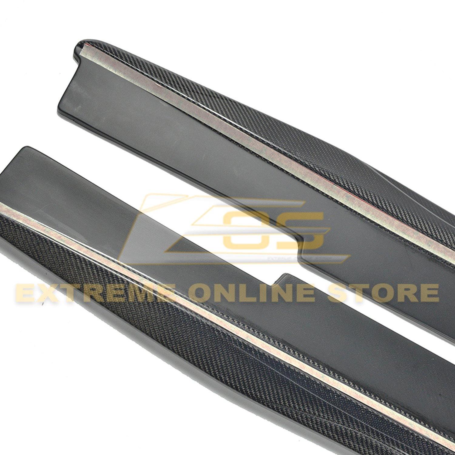 2016-Present Cadillac CTS-V Carbon Fiber Side Skirts Rocker Panels - Extreme Online Store