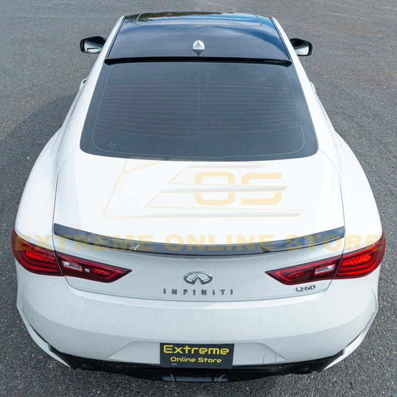 Infiniti Q60 High Kick Carbon Fiber Rear Spoiler 2017-Up