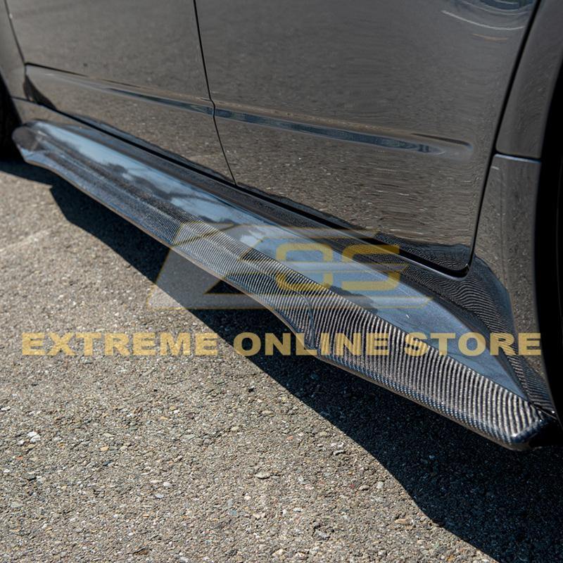 Cadillac CTS-V Carbon Fiber Front Splitter Side Skirts Kit 2009-2015