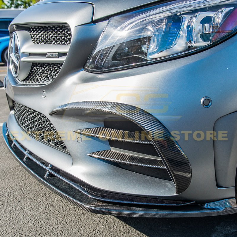 Mercedes-Benz C-Class W205 C205 AMG Style Carbon Fiber Front Air Vent Covers 2019-Up