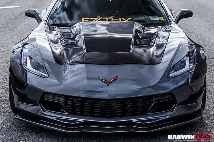 2013-2019 Corvette C7 Z51 Z06 Grandsport Carbon Fiber Canards