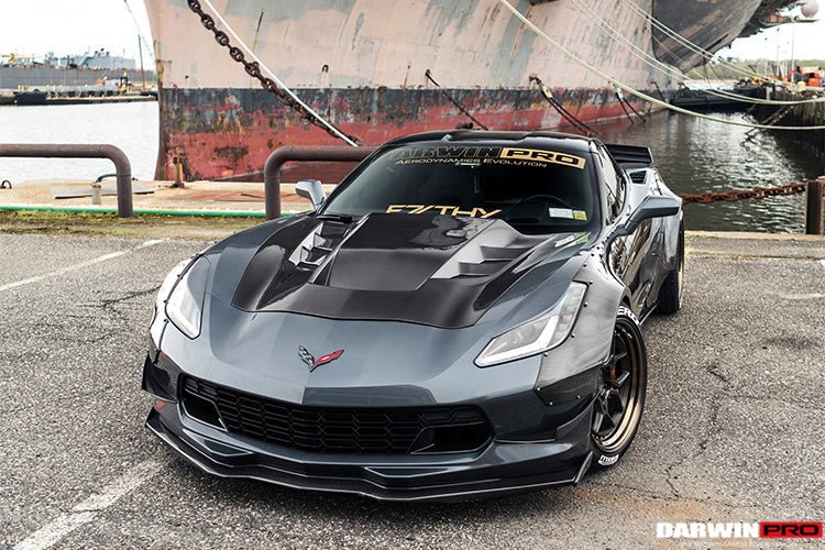 2013-2019 Corvette Z06 Grandsport BKSS Style Carbon Fiber Hood