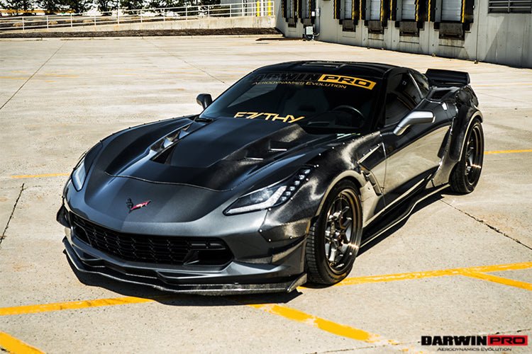 2013-2019 Corvette C7 Z51 Z06 Grandsport Carbon Fiber Canards