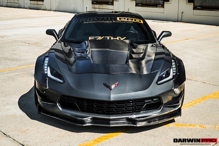 2013-2017 Corvette C7 Z51 BKSS Style Carbon Fiber Hood