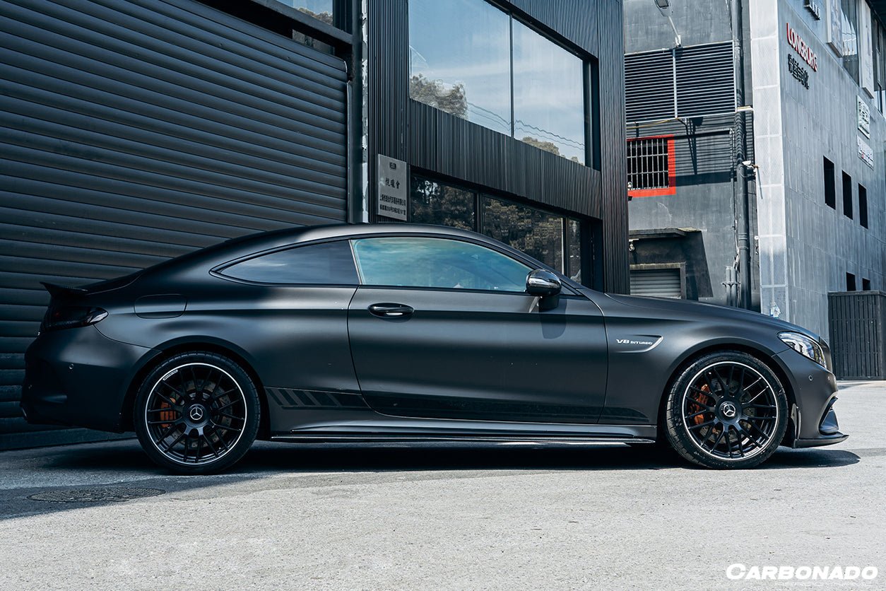 2015 - 2021 Mercedes Benz C-Class W205 Coupe PS Style Side Skirts